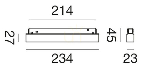 Jelölje be GFA1290 Gea Luce sínre szerelhető világítótest