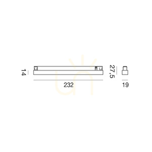 GFA1862 Gea Luce sínre szerelhető lámpatest small 1