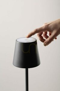 Gea Luce GLS030 vezeték nélküli asztali lámpa, LED 3 W, 300 lm, 3000 K, IP54, antracit small 4