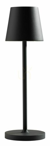 Jelölje be Gea Luce GLS030 vezeték nélküli asztali lámpa, LED 3 W, 300 lm, 3000 K, IP54, antracit