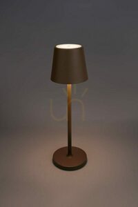 Gea Luce GLS031 vezeték nélküli asztali lámpa, LED 3 W, 300 lm, 3000 K, IP54, barna small 2