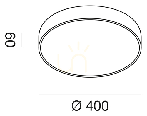 Jelölje be GPL300C mennyezeti lámpa, fehér, Gea Luce