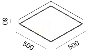 GPL311C fehér mennyezeti lámpa a Gea Luce-tól small 1