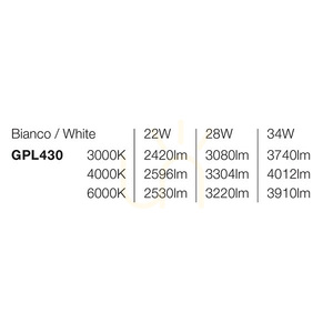 GPL430 fehér Gea Luce függesztett lámpa, IP54 small 2