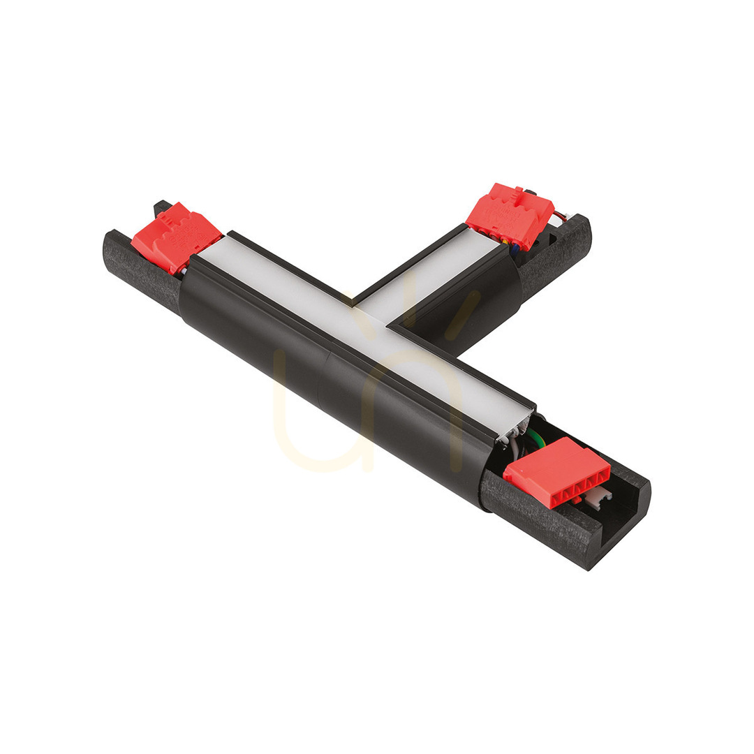 Jelölje be Gea Luce GSOG04C fekete LED T-csatlakozó 6 W 3000 K GSO120/121-hez Gea Luce GSOG04C fekete LED T-csatlakozó 6 W 3000 K GSO120/121-hez