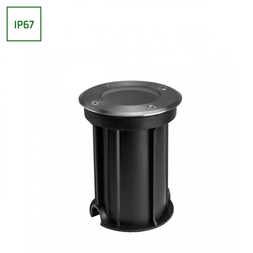 Jelölje be Lucca Connect Gu10 250 V Ip67 Fi110x140 szürke kerek föld, fej fölött, keresztben