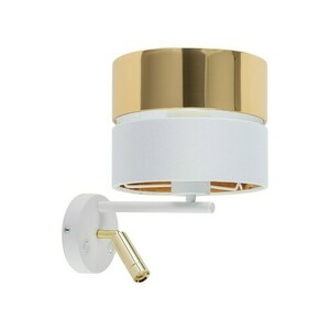 TK Lighting Hilton fehér-arany fali lámpa 2x G9/E27 small 0