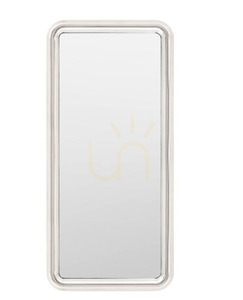 Specchio Leaner tükör 800 x 1700 mm, 84 mm-es krómkeret, borulásgátló készlet, álló és fekvő – Gallery Direct small 0