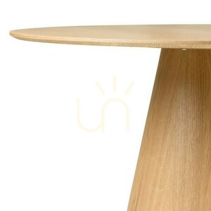 Nova Nook NORAN kerek étkezőasztal, természetes színű kőris furnér, Ø 120 cm small 5