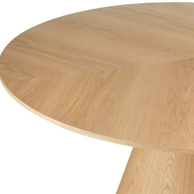Jelölje be KORELLA étkezőasztal, 137 cm, kerek, természetes tölgyfa furnér, Nova Nook KORELLA étkezőasztal, 137 cm, kerek, természetes tölgyfa furnér, Nova Nook