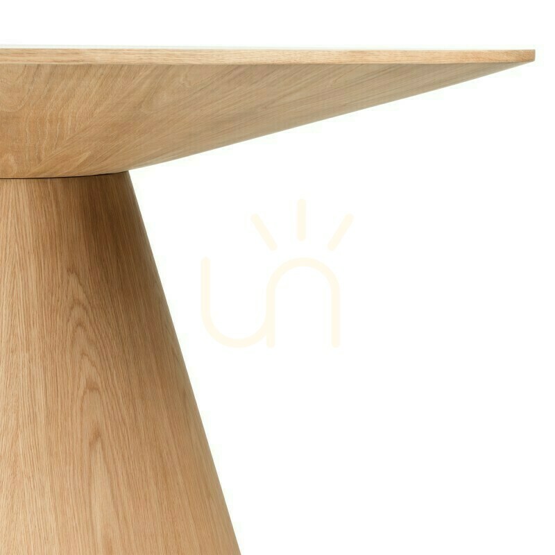 Kilátás KORELLA étkezőasztal, 137 cm, kerek, természetes tölgyfa furnér, Nova Nook KORELLA étkezőasztal, 137 cm, kerek, természetes tölgyfa furnér, Nova Nook