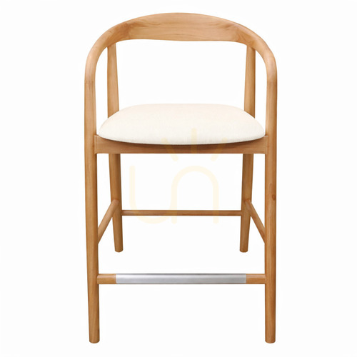 Jelölje be UDVIKA STOOL 2.0 – lekerekített formájú, természetes/krém színű fa szék a Nova Nook-tól