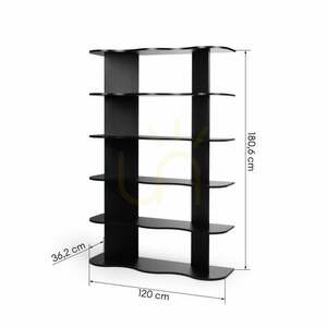 RHIO magas polc, fekete, Wavy Nova Nook 2 RHIO magas polc, fekete, Wavy Nova Nook small 2