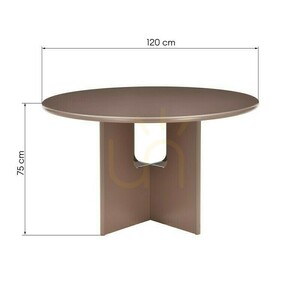 HOLL 120 cm-es étkezőasztal, barna Nova Nook small 6