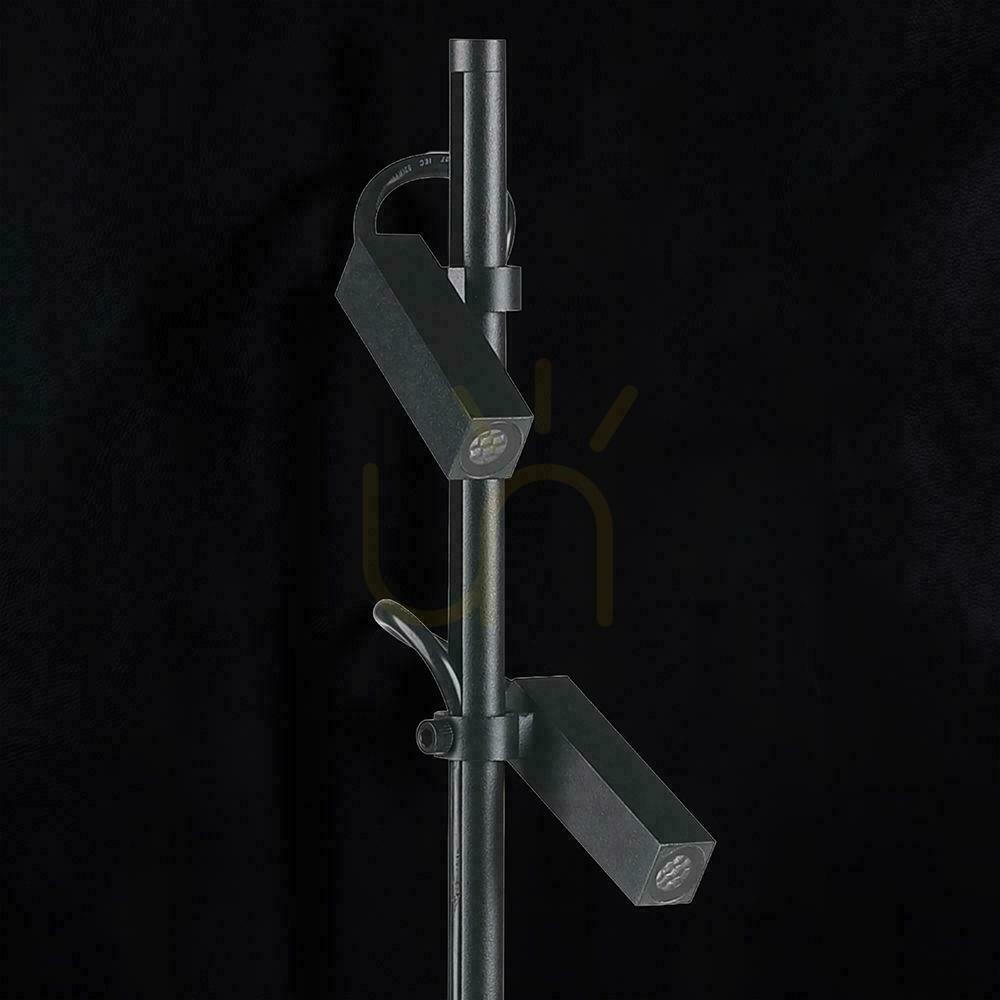 Kilátás Alumínium 4 W, 24 V, fekete, IP65, VT-44044, 4000 K, 315 lm, kerti, talajba szerelhető reflektor Alumínium 4 W, 24 V, fekete, IP65, VT-44044, 4000 K, 315 lm, kerti, talajba szerelhető reflektor