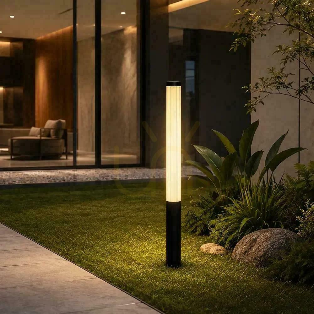 Előadás V-TAC 80 cm-es LED 24 W IP44 fekete kerti oszloplámpa VT-10181 3000 K 3400 lm V-TAC 80 cm-es LED 24 W IP44 fekete kerti oszloplámpa VT-10181 3000 K 3400 lm