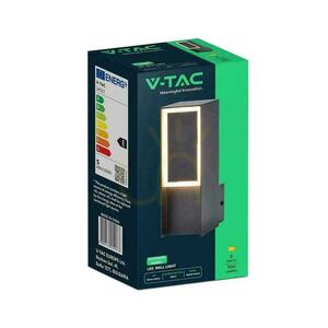 V-TAC LED 5 W IP44 fekete kültéri falra szerelhető lámpa VT-10189 3000 K 700 lm small 2