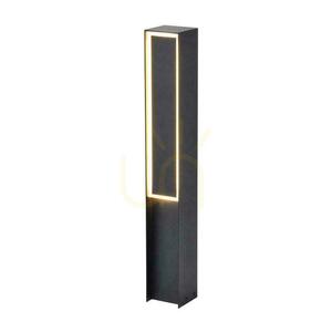 V-TAC 50 cm-es LED 8 W IP54 fekete kerti oszloplámpa VT-10190 3000 K 1100 lm small 0