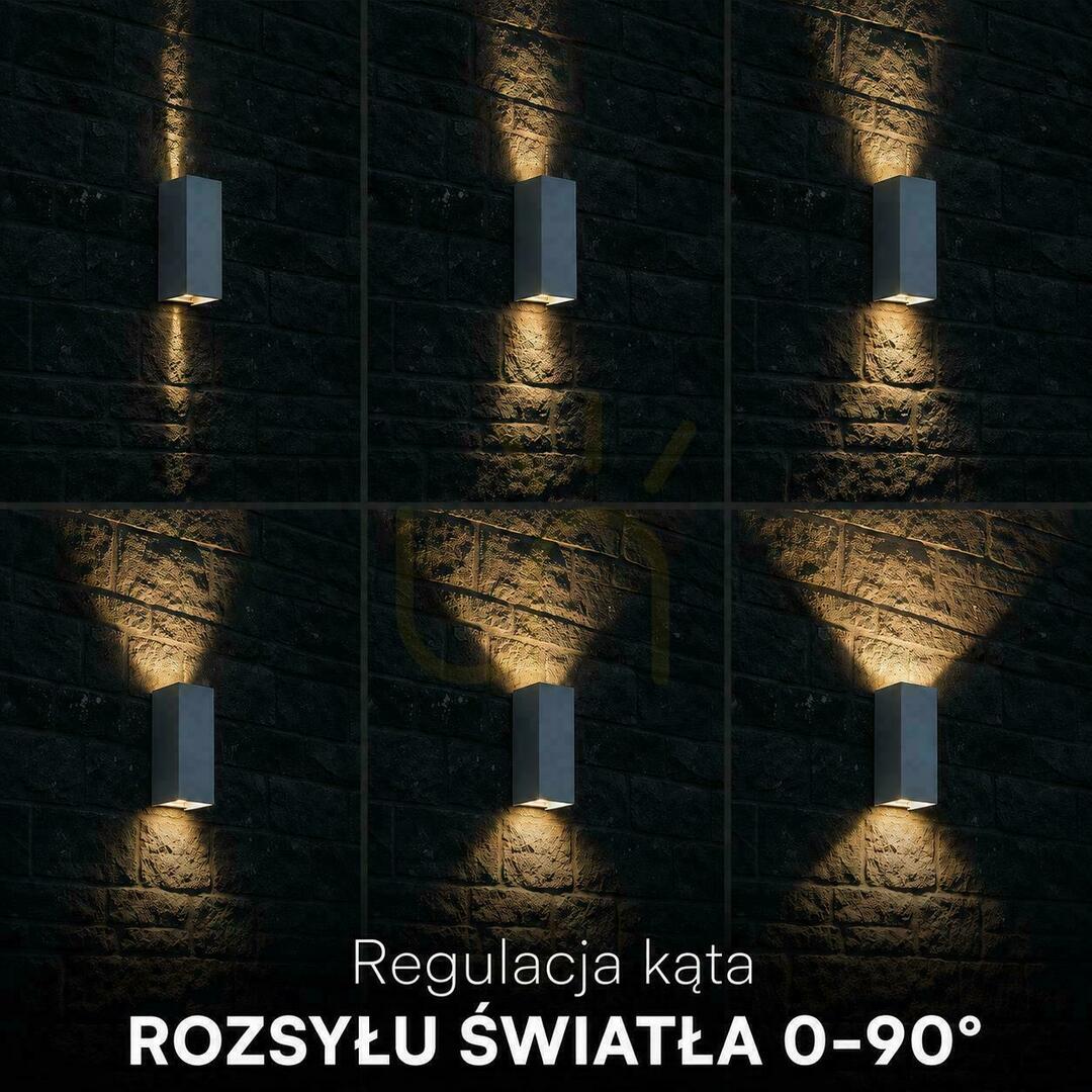 Előnézet V-TAC 10 W-os LED COB fali lámpa, fehér, IP65, CCT színhőmérséklet-beállítás, VT-120112-W, 2700 K–3200 K–4000 K, 1250 lm V-TAC 10 W-os LED COB fali lámpa, fehér, IP65, CCT színhőmérséklet-beállítás, VT-120112-W, 2700 K–3200 K–4000 K, 1250 lm