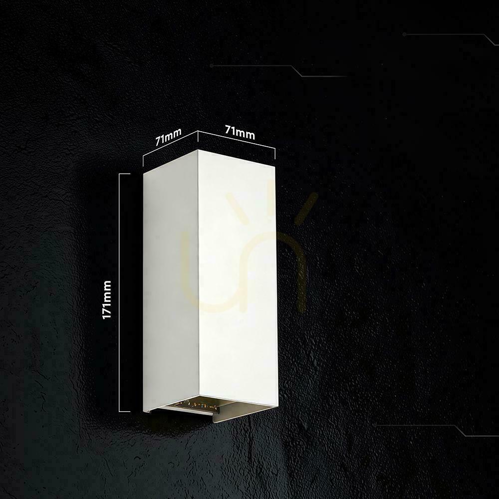 Jelölje be V-TAC 10 W-os LED COB fali lámpa, fehér, IP65, CCT színhőmérséklet-beállítás, VT-120112-W, 2700 K–3200 K–4000 K, 1250 lm V-TAC 10 W-os LED COB fali lámpa, fehér, IP65, CCT színhőmérséklet-beállítás, VT-120112-W, 2700 K–3200 K–4000 K, 1250 lm