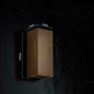 V-TAC 10 W-os LED COB fali lámpa, Corten barna, IP65, CCT színhőmérséklet-beállítás VT-120112-C 2700 K–3200 K–4000 K 1250 lm small 5