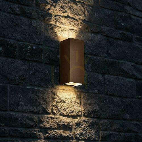 Jelölje be Kültéri fel-le világító fali lámpa V-TAC VT-120112-C 10W LED 1250lm CCT 3in1 IP65 corten