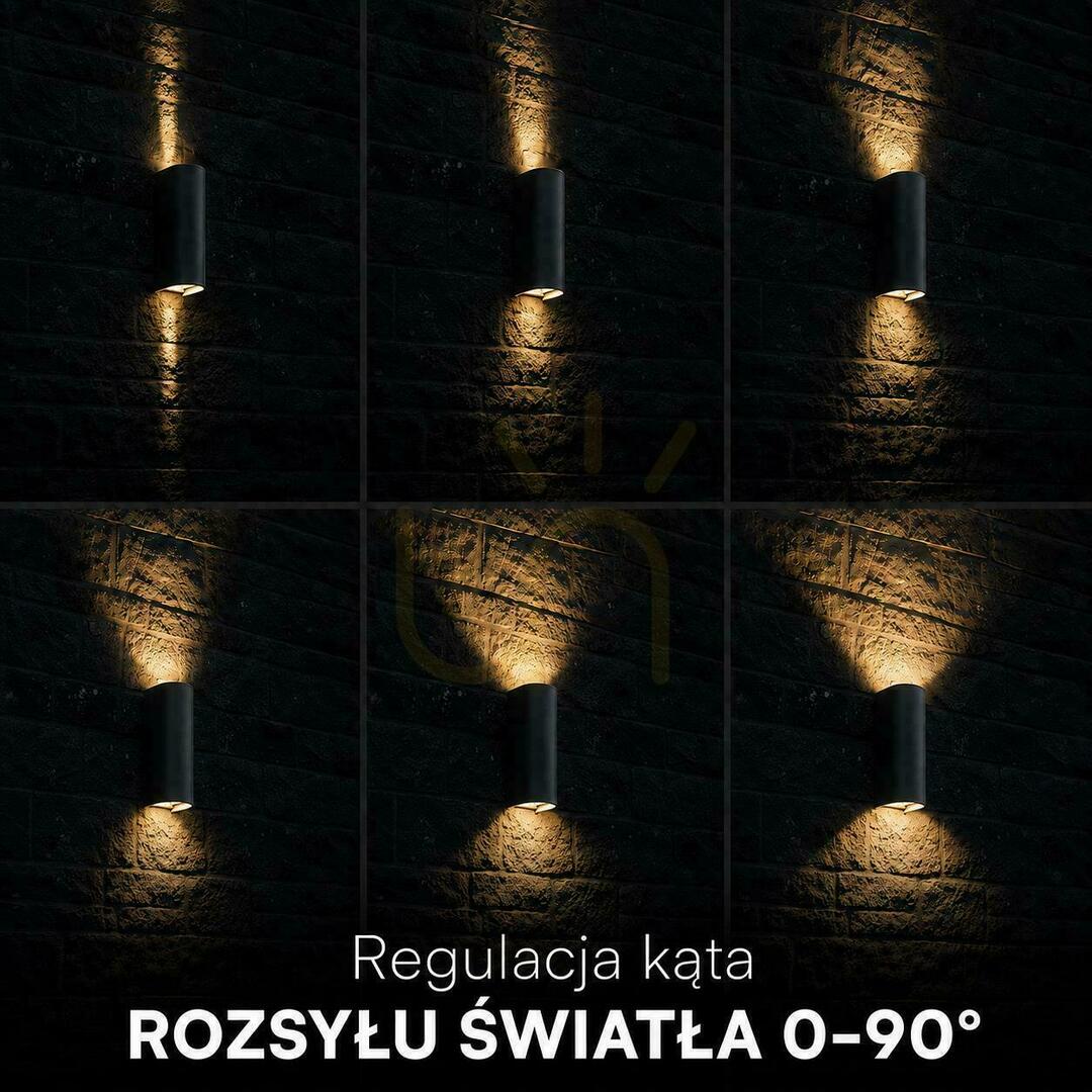 Előnézet V-TAC 10 W-os LED COB fali lámpa, fekete, IP65, állítható színhőmérséklet (VT-120113-B), 2700 K–3200 K–4000 K, 1250 lm V-TAC 10 W-os LED COB fali lámpa, fekete, IP65, állítható színhőmérséklet (VT-120113-B), 2700 K–3200 K–4000 K, 1250 lm