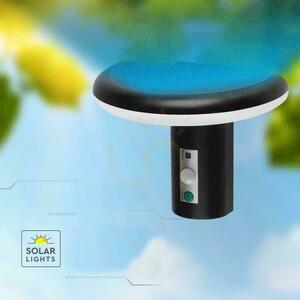 V-TAC 2W-os LED-es, napenergiával működő kerti falikar mozgásérzékelővel, IP54, VT-81018, 3000K, 95 lm, 3 év garancia small 7