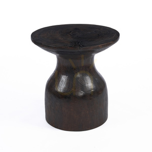 Kisasztal BAZAR BIZAR Hourglass fa sötét dió 50x50x50 cm small 3