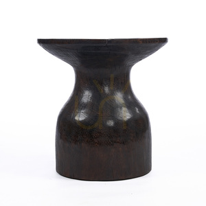 Kisasztal BAZAR BIZAR Hourglass fa sötét dió 50x50x50 cm small 4