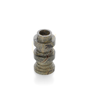 Marble Totem Candle Holder BAZAR BIZAR Bidasar Green small 4