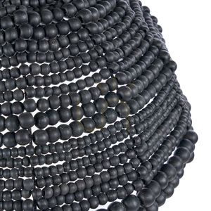 Függőlámpa BAZAR BIZAR fa-fém fekete 48 cm Pendant Lamps small 3