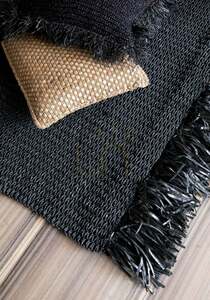 Szőnyeg BAZAR BIZAR fekete természetes rost 200x300 cm Carpets & Runners small 1