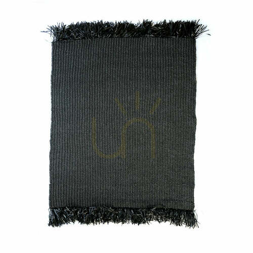 Jelölje be Szőnyeg BAZAR BIZAR fekete természetes rost 200x300 cm Carpets & Runners
