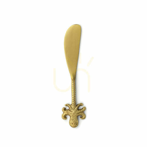 Jelölje be Kés BAZAR BIZAR Octopus sárgaréz arany 14 cm