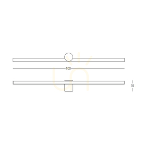 LED fali lámpa, 21 W, 3000 K, alumínium, homokfehér, IP54, ZAMBELIS small 2
