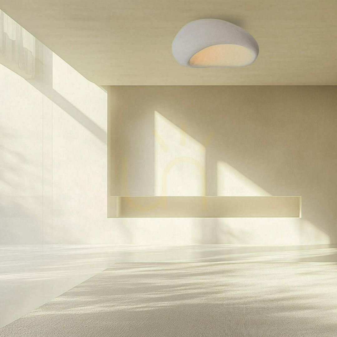 E27 ceiling light, max. 15 W, fiberglass, diameter: 60 cm, ZAMBELIS