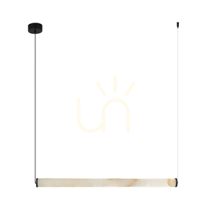 LED-es függesztett vonalsorlámpa, 23 W, 3000 K, Triac, homokfekete – Alabaster ZAMBELIS small 1