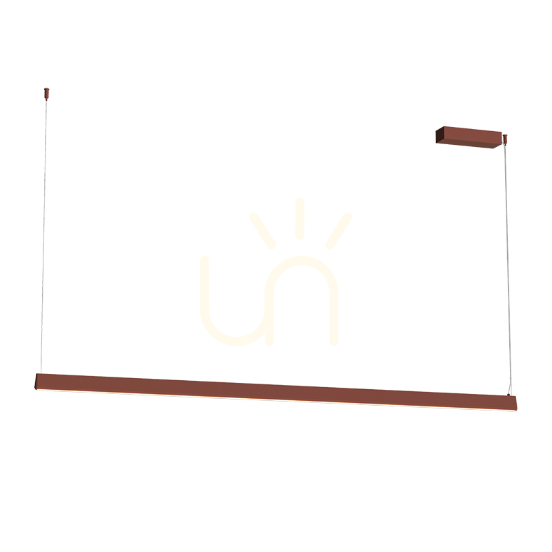 Pendant LED Line Light 32W 3000k Triac Sandy Brick RED ZAMBELIS