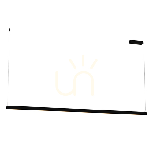 Jelölje be LED-es függesztett vonalszalag 42 W, 3000 K, triac, homokfekete, ZAMBELIS