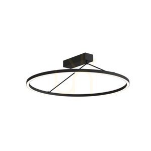 42 W-os, 3000 K-es LED-mennyezeti lámpa, Triac, homokfekete, ZAMBELIS small 0