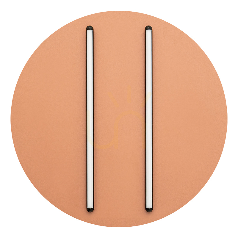 Ceiling LED Light 43W 3000k Black Matt Stick - Sandy Brick RED Base ZAMBELIS