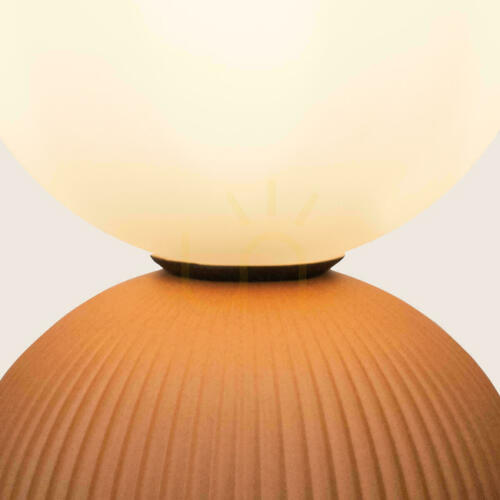 Jelölje be Asztali lámpa 1xg9 LED MAX 9 W agyag-terrakotta – fekete ZAMBELIS