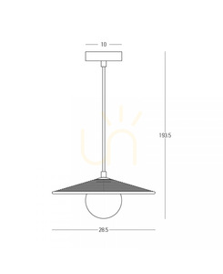 Zambelis 2597 függeszték, olívazöld kerámia és opálüveg, Ø28,5 cm, G9 small 2