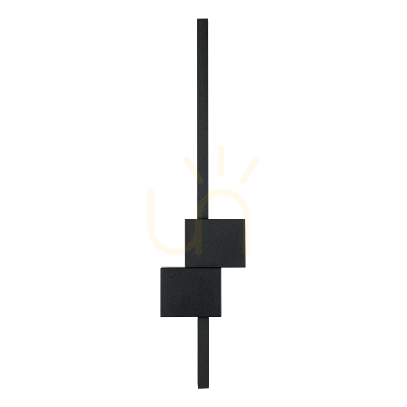 Wall LED Light 20W 3000k Triac Sandy Black ZAMBELIS