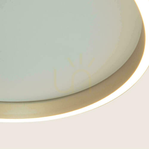 Jelölje be 27 W-os LED-mennyezeti lámpa, 2700 K–3000 K–4000 K, csiszolt arany, ZAMBELIS
