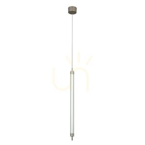 LED-függesztett lámpa, 20 W, 3000 K, csiszolt kávébarna, ZAMBELIS small 0