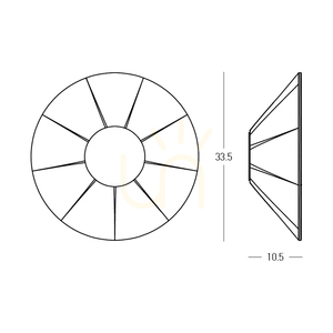 LED-fali lámpa, 6 W, akusztikus szürke – fekete, ZAMBELIS small 4