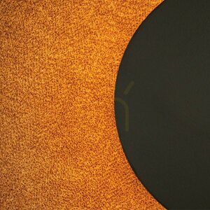 LED-fali lámpa, 6 W, akusztikus, világosbarna – fekete, ZAMBELIS small 3