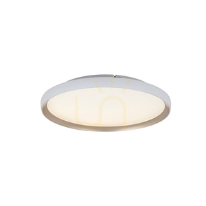 Zambelis 25185 LED mennyezeti lámpa, matt fehér, aranyszínű szegéllyel, 40 cm, 20 W, 2700/3000/4000 K small 0